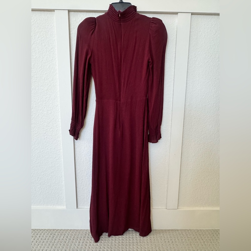 Reformation Stevi Dress in Plum size 2 - Picture 9 of 9